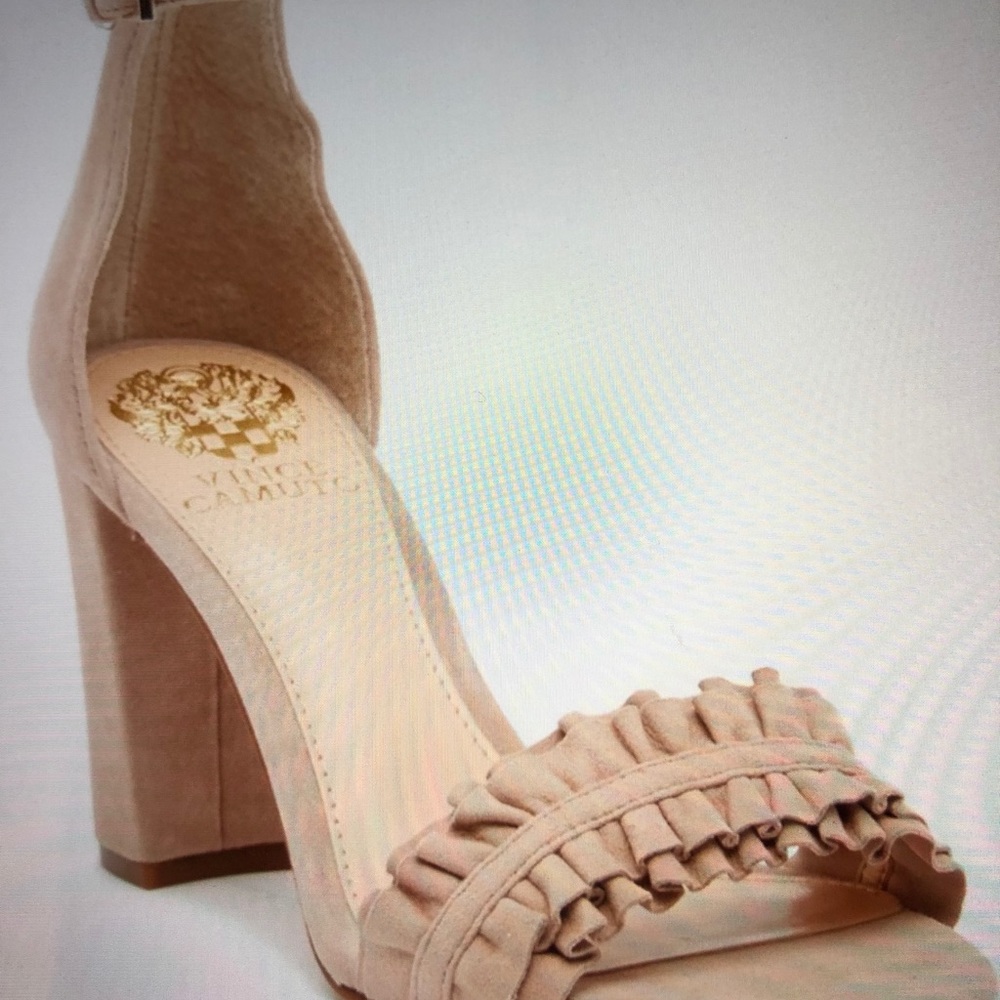 Vince camuto cralista ankle strap suede sa…